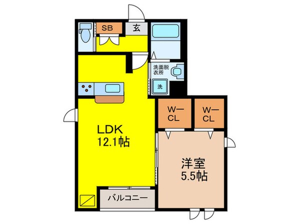 ベルラーゴ・Ⅰの物件間取画像